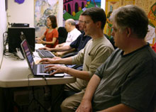 Claude Needham instructing at the bardo training center