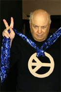 Photo of E.J. Gold demonstrating The Peace Ring