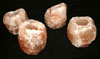 photo of rock salt crystal candle holders