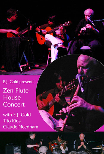 photo of DVD cover of House Concert with E.J. Gold, Tito Rios and Claude Needham