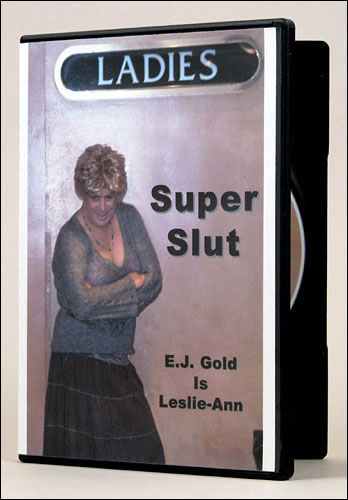 photo of DVD cover of Leslie Ann Super Slut stand-up comedy performance